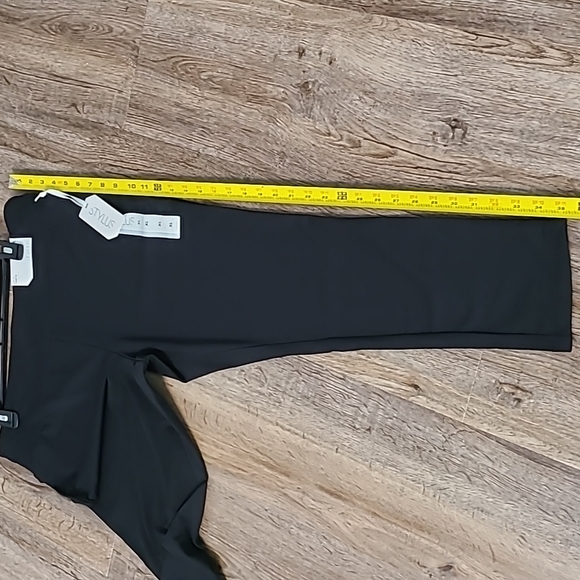 STYLUS BRAND WOMEN'S LEGGINGS BLACK SIZE XL - Picture 3 of 13